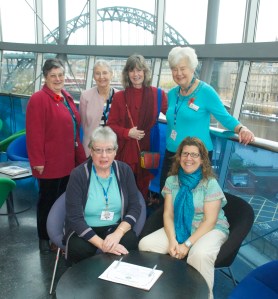 Here we are signing the Friendship Link forms