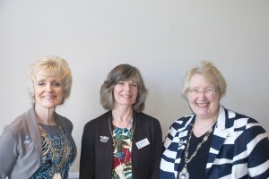 Regional President Kay Turner,Bath President Diane Steele and Federation President Jenny Vince