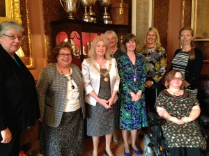 Members and their friends join the Mayor of Bath the Right Worshipful Cherry Beath on April 16th 2015